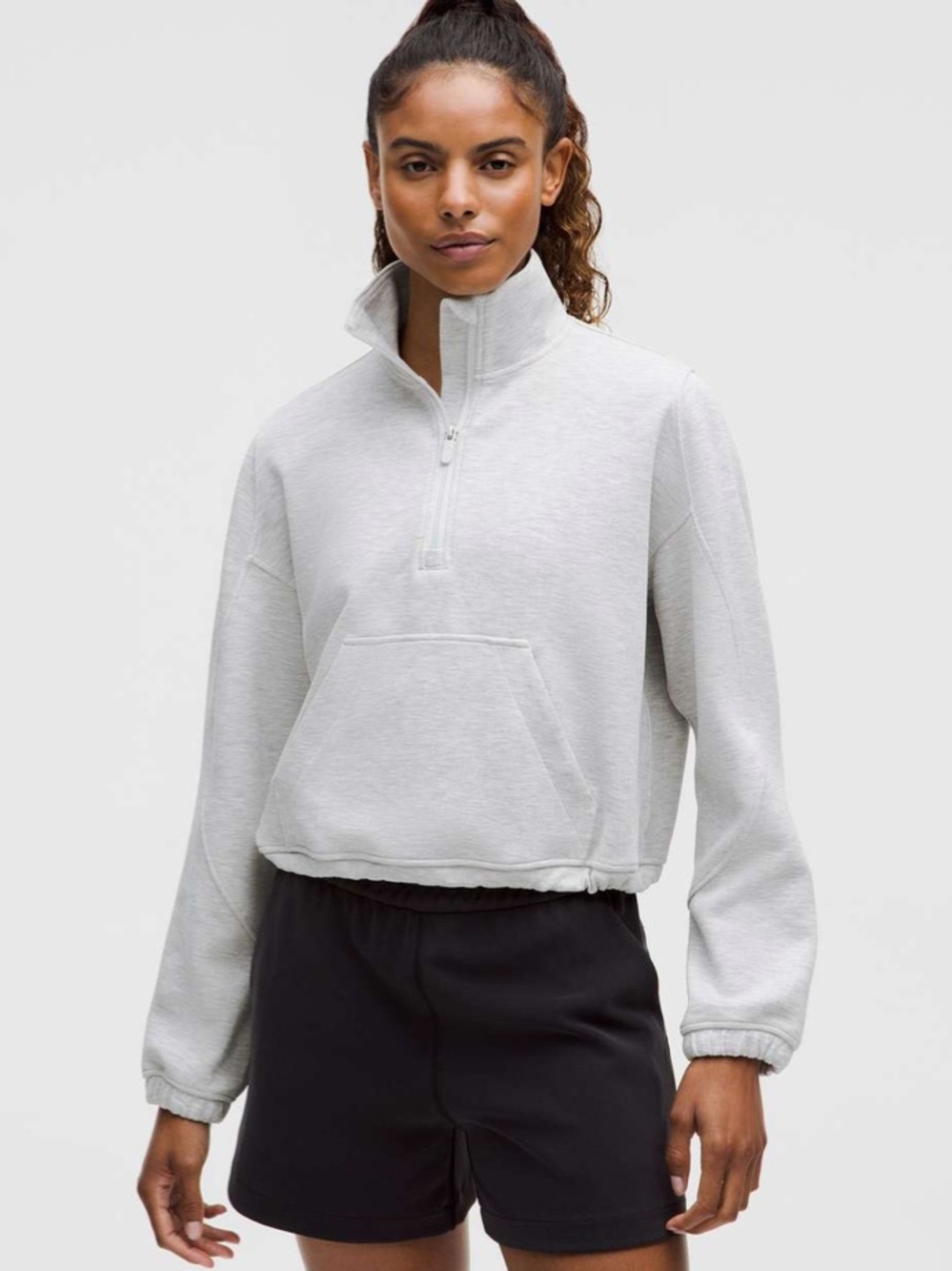 Lululemon Brushed Softstreme Half Zip Sweatshirt